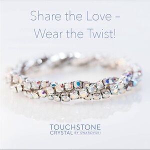 Touchstone Crystal by Swarovski Twist Bracelet